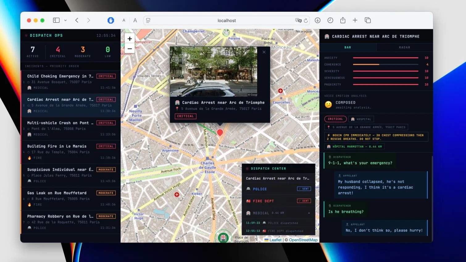 Dispatch Ops — an AI emergency dispatch system