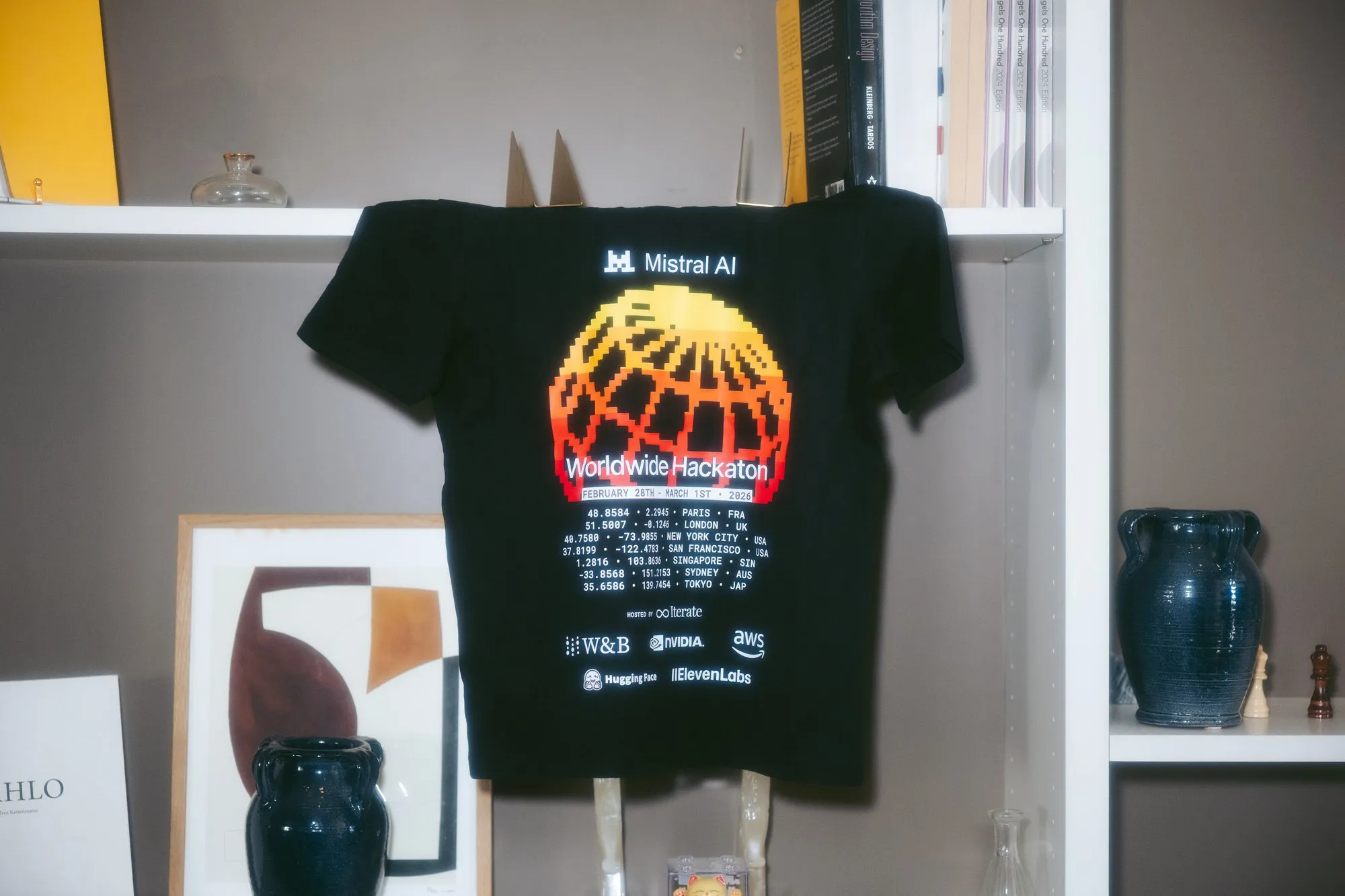 The official Mistral Worldwide Hackathon t-shirt
