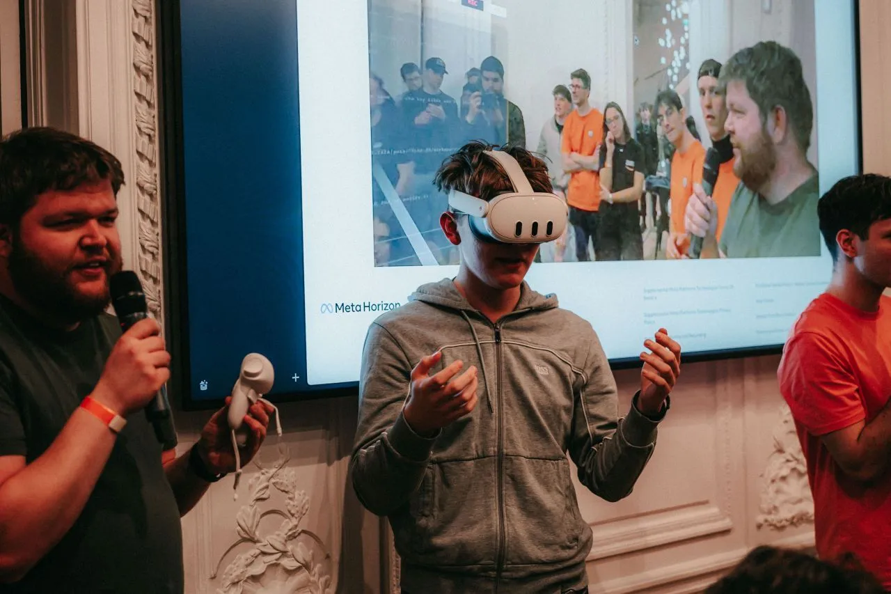 Supercell VR demo at Paris venue