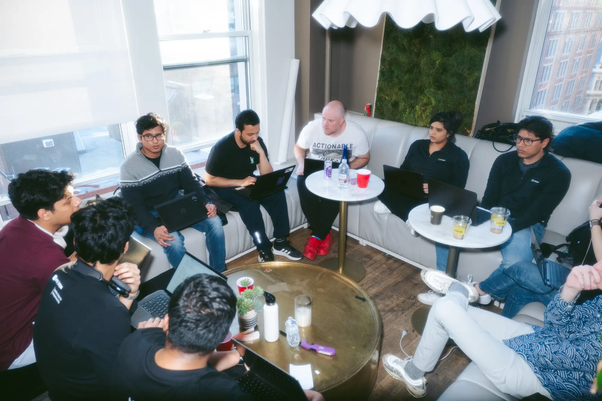 A mentoring session in progress
